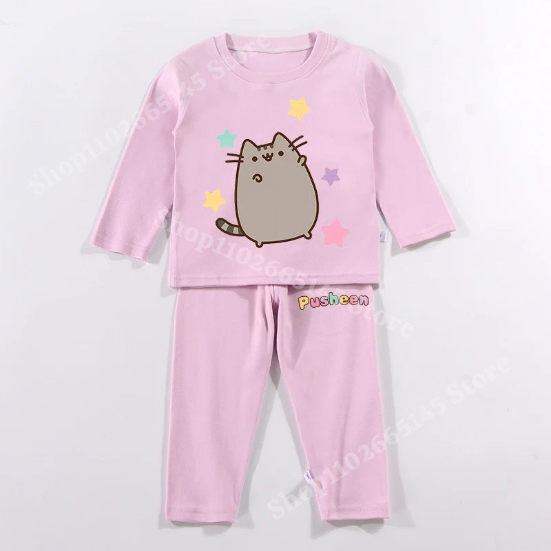 Pusheen Pajamas Winter Kids Set