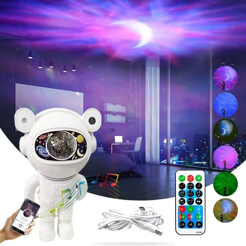 Galaxy Astronaut Projector Bluetooth Speaker