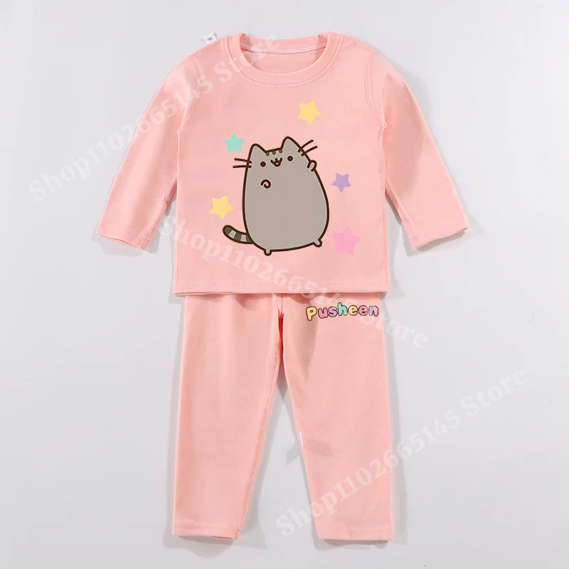 Pusheen Pajamas Winter Kids Set