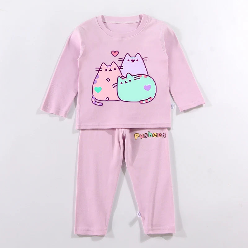 Pusheen Pajamas Winter Kids Set