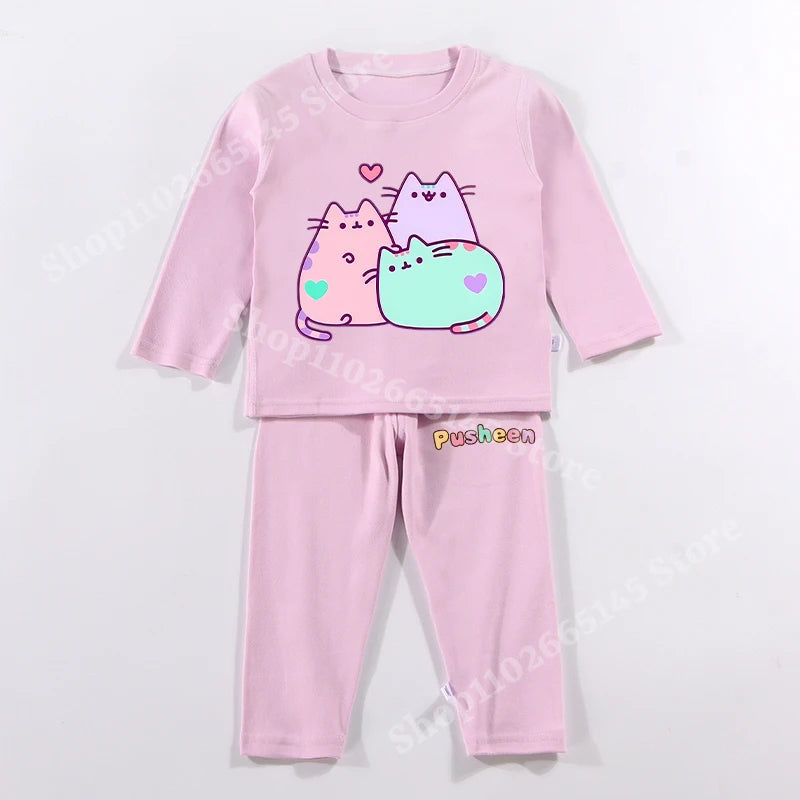 Pusheen Pajamas Winter Kids Set