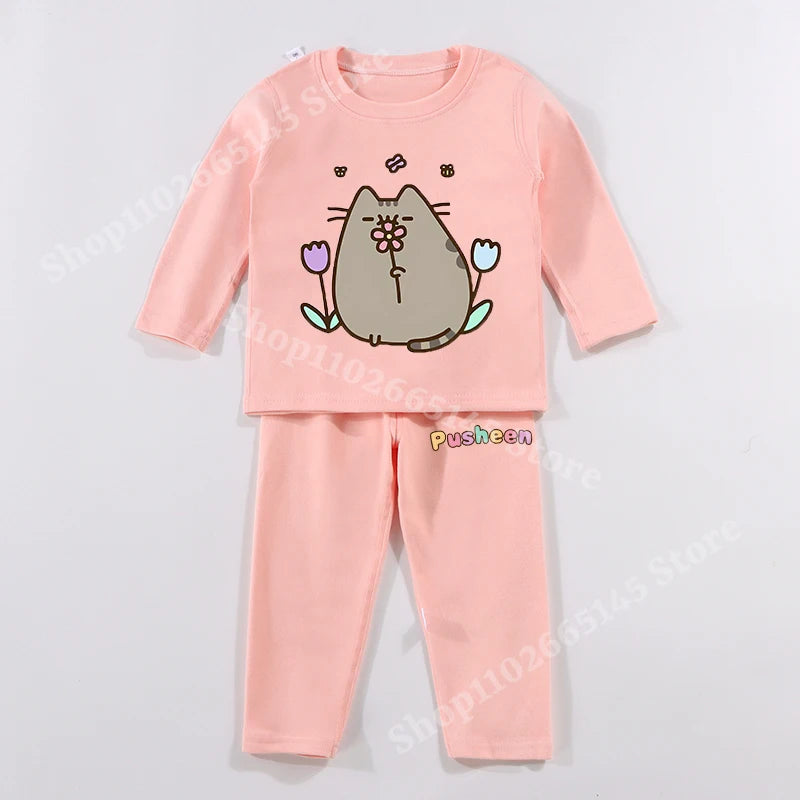 Pusheen Pajamas Winter Kids Set