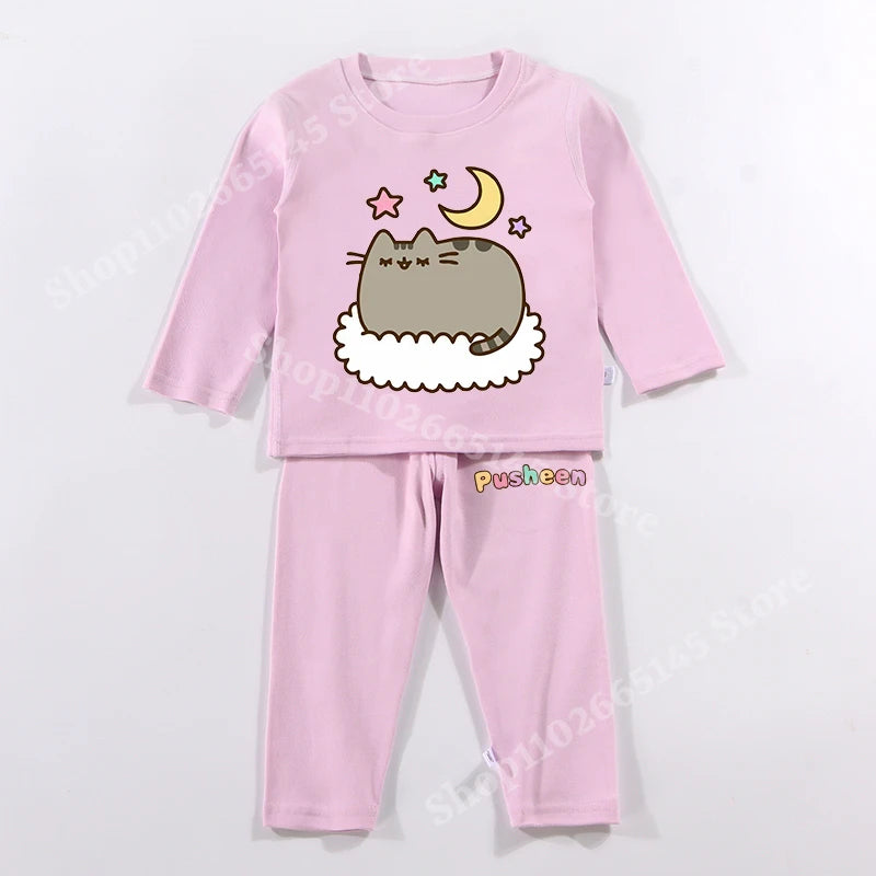 Pusheen Pajamas Winter Kids Set