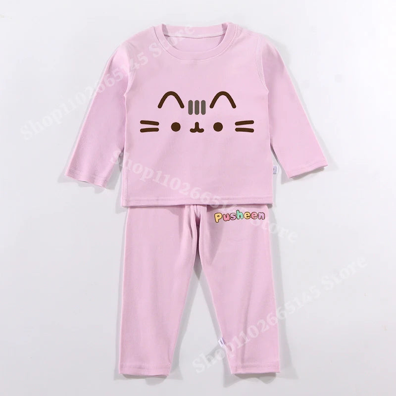 Pusheen Pajamas Winter Kids Set