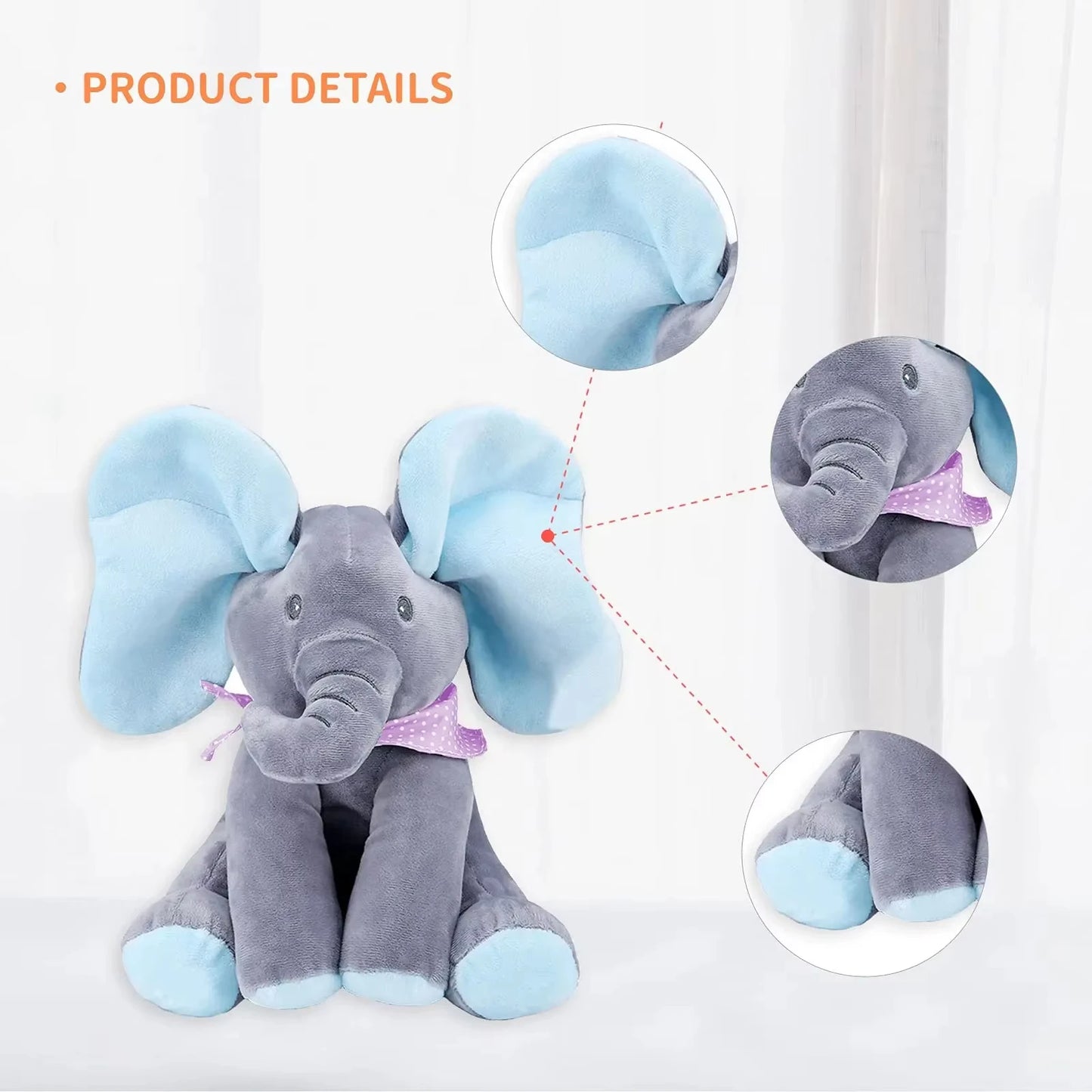 Hide-and-seek Elephant Toy