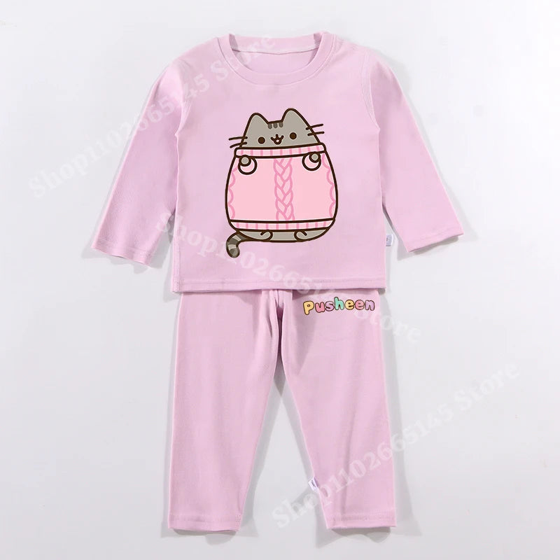 Pusheen Pajamas Winter Kids Set