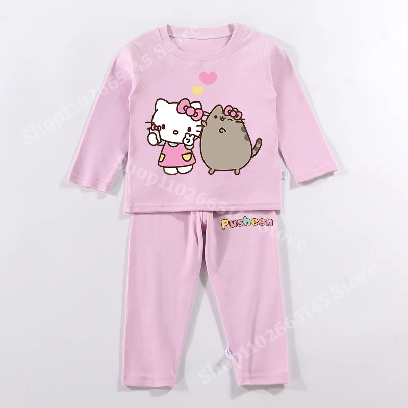 Pusheen Pajamas Winter Kids Set