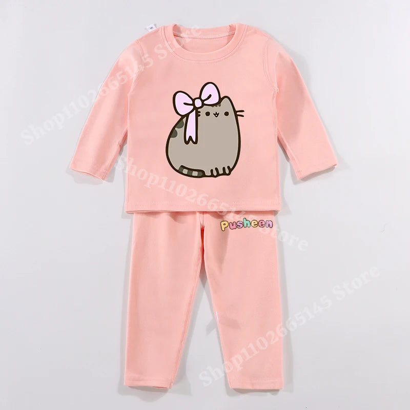 Pusheen Pajamas Winter Kids Set