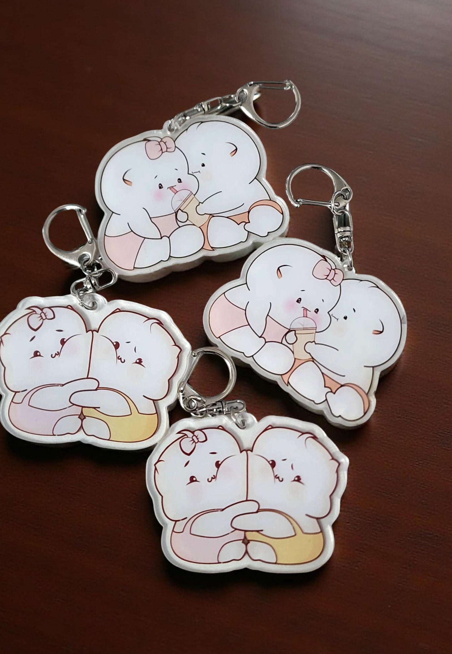 2/4 PCS Soso Jojo Keychain
