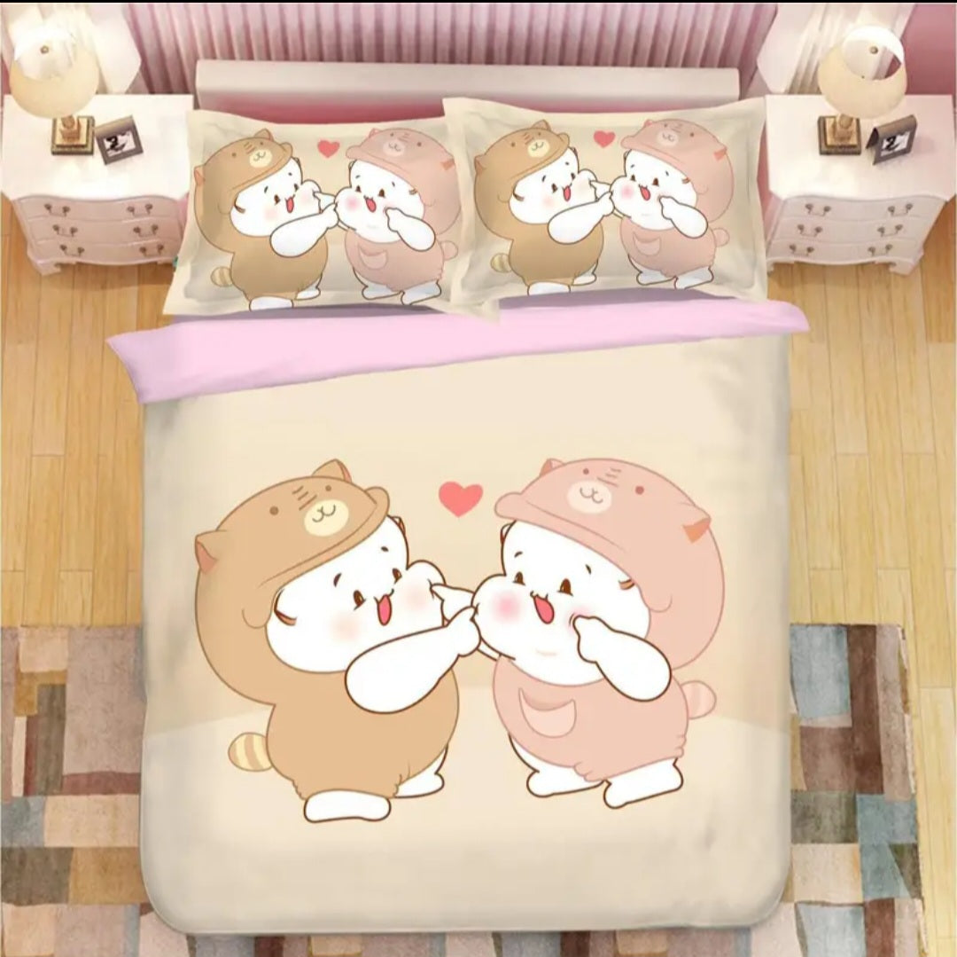 4-Piece Bedding Set Queen Cover ( Duvet - Mattress - Pillow )
