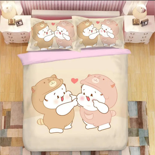 4-Piece Bedding Set Queen Cover ( Duvet - Mattress - Pillow )