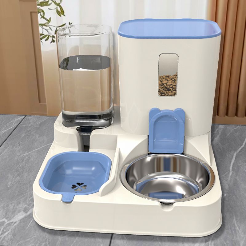 👉 2-in-1 Pet Feeder & Water Dispenser (Gravity Design)