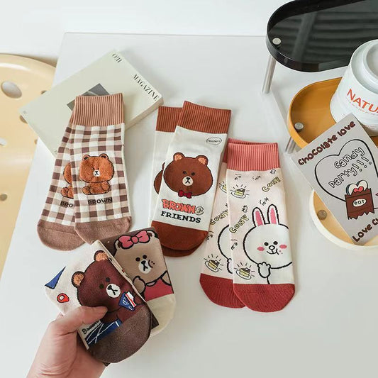 Kids Kawaii Socks 5PCS