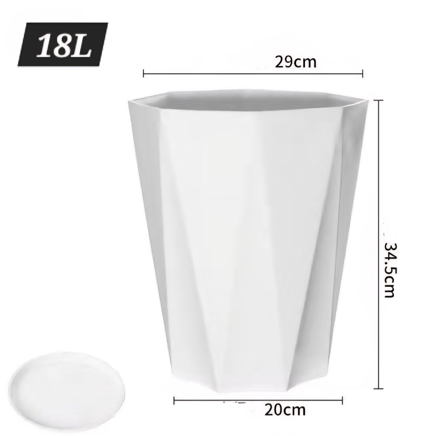 4PCS Plastic plant Pots